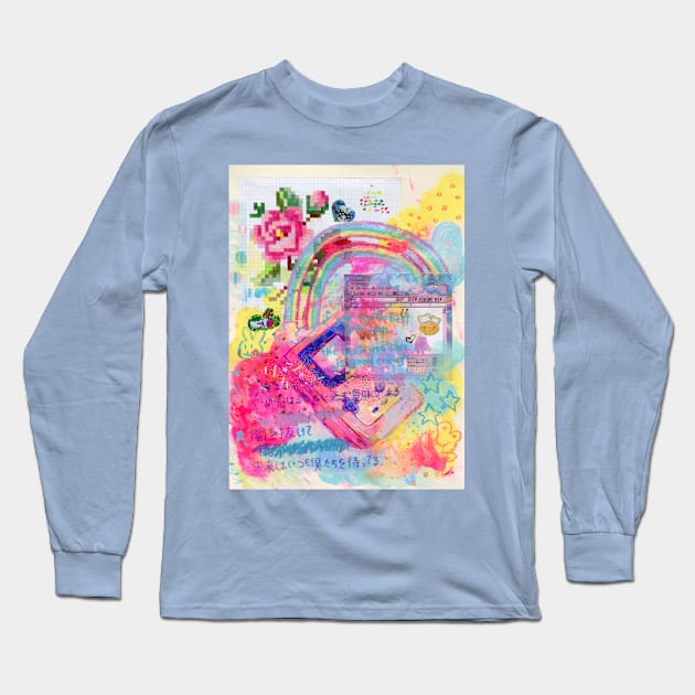 optimistic? Long Sleeve T-Shirt by gummygunk